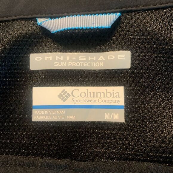 COLUMBIA Black Fitted Omni Shade Shirt - Picture 6 of 6